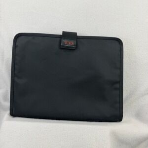 Tumi Black Ballistic Nylon Padded Laptop Sleeve Case 15 Inch Tech Bag